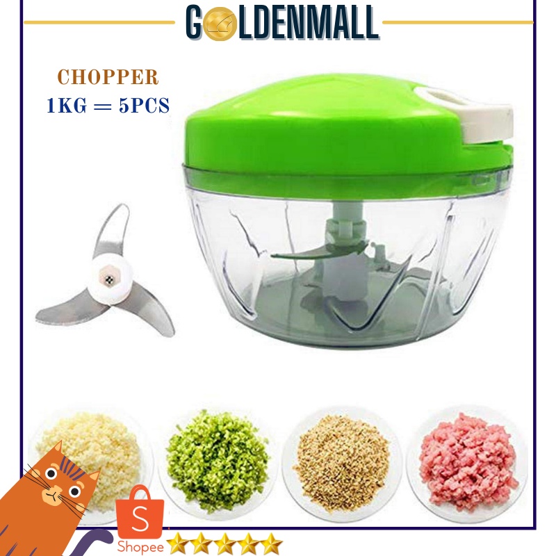 GM152 SPEEDY CHOPPER - PEMOTONG SAYUR/BUAH/DAGING PERALATAN DAPUR [1KG = 5 PCS]