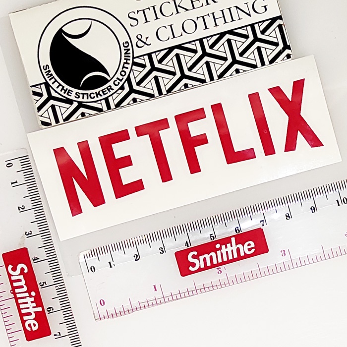 Stiker NETFLIX Cutting Sticker Decal aksesoris Mobil Motor