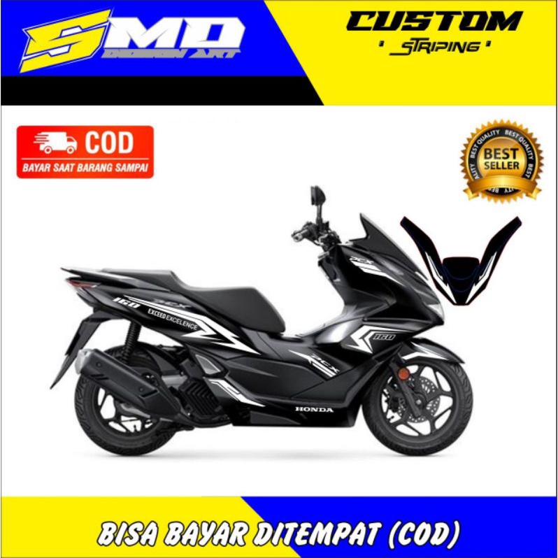 CUTTING STICKER PCX NEW / STIKER ALL NEW PCX BARU 1