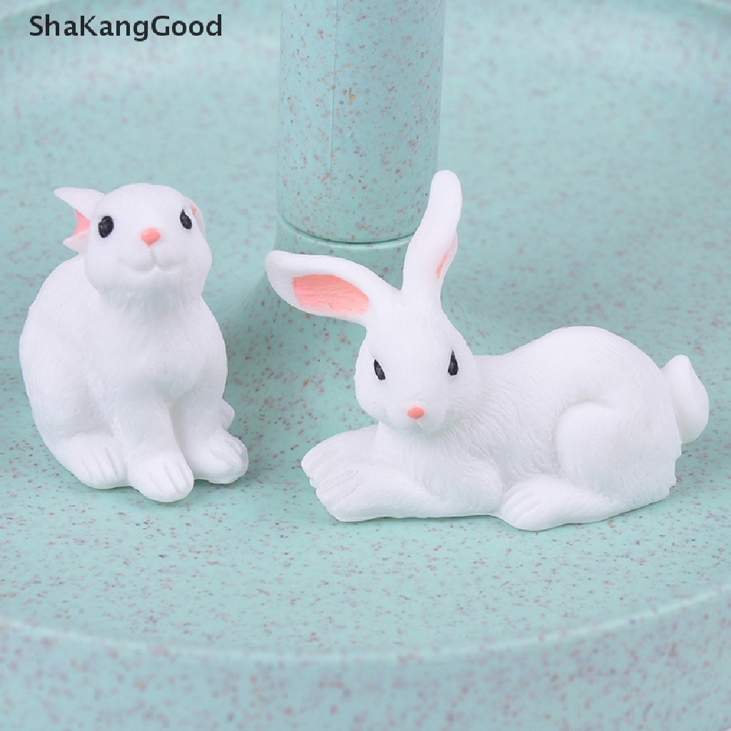1pc Ornamen Miniatur Kelinci mini Untuk Dekorasi Taman