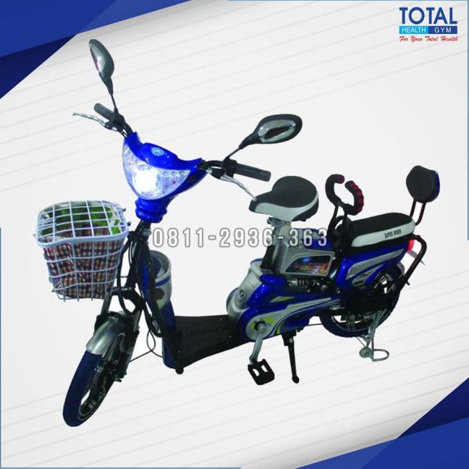 Sepeda Listrik E-Bike Super Rider Earth Gold