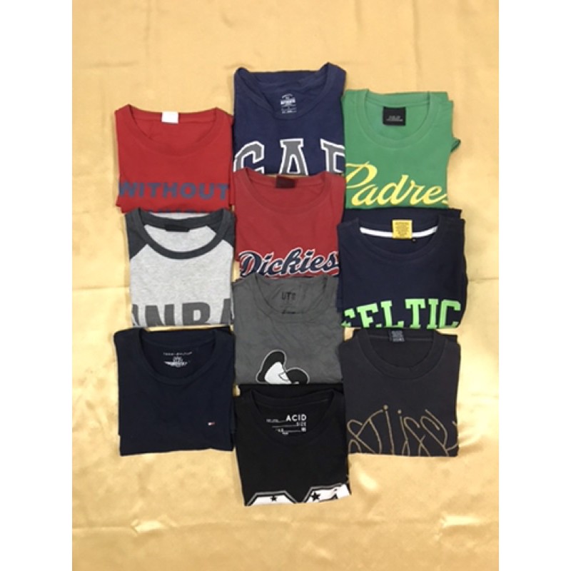 Borongan Kaos 10pcs Second Branded Bonus 1