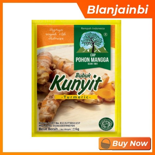 

Kunyit Bubuk cap Pohon Mangga