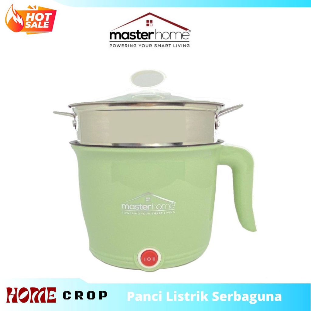 Panci Elektrik Serbaguna Low Watt Tutup Kaca Portable Mini Alat Masak Nasi Mie Rebus Air Dengan Lang