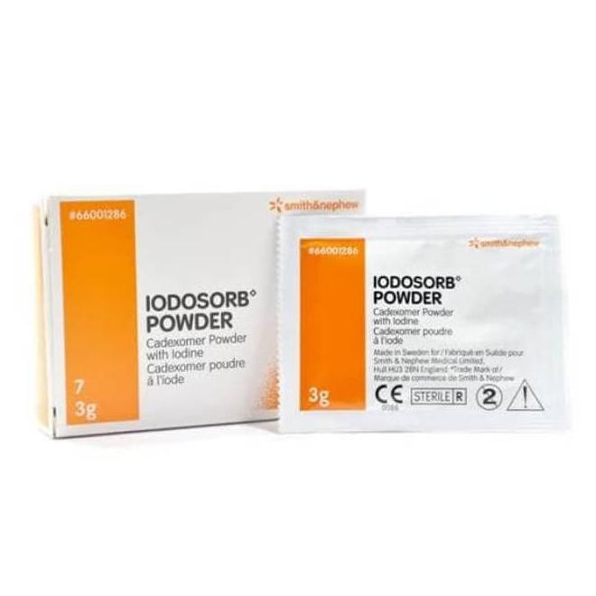PROMO IODOSORB 3 GRAM (ANTISEPTIK CADEXOMER IODINE BUBUK) HARGA PER PCS BEST SELLER