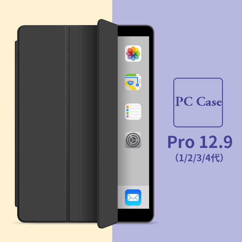 Flip Case Bahan Kulit Dengan Stand Magnet Untuk Ipad Pro 12.9 2018 2020 2021 10.9 10.2 10.5