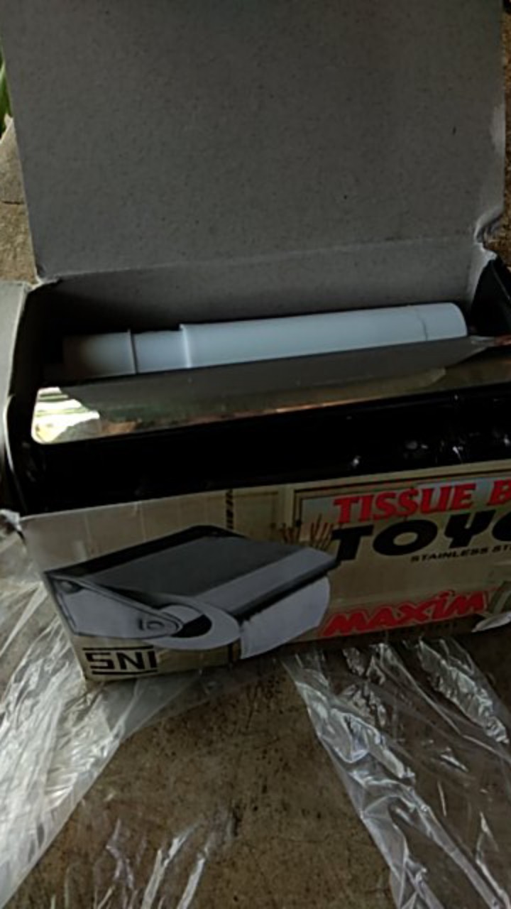 Maspion Toyo Tempat Tissue Roll Gulung Toilet Kamar Mandi