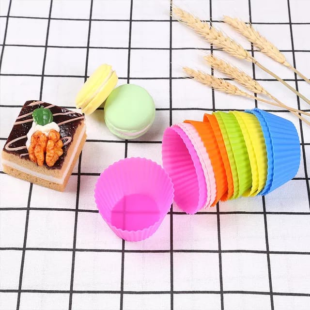 Muffin Cupcake Baking Molds Silicone Cake Mold Cake Decorating Tools / Cetakan Kue Cupcake Silikon Baking Jelly Muffin Cake