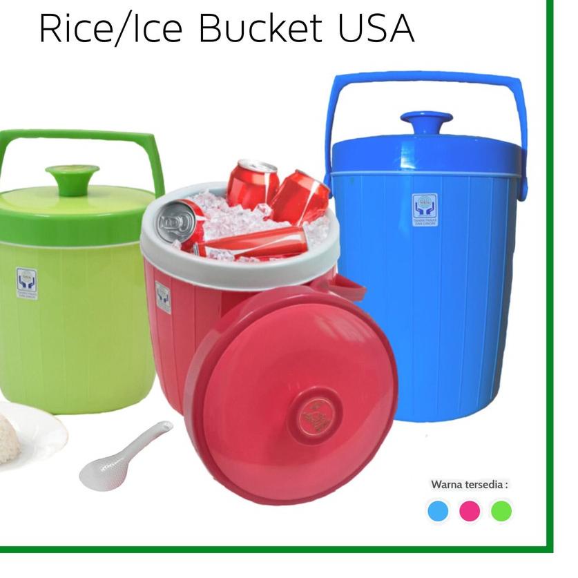 ➣ Termos Es Maspion 6 8 10 / Termos Nasi Maspion / Termos Es Batu / Rice Ice Bucket USA ☊