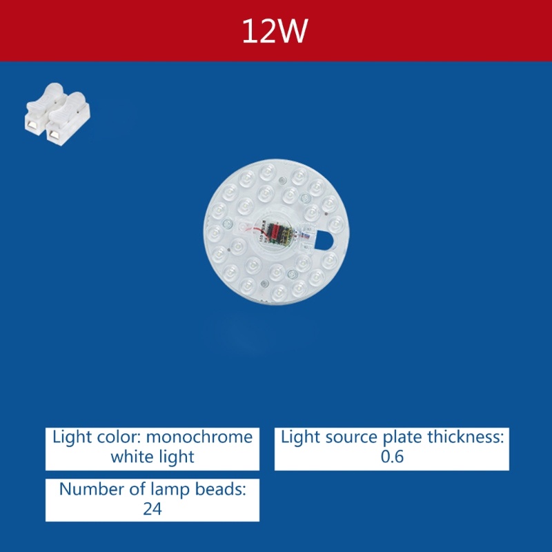 Zzz Modul Panel Lampu Plafon LED 12W 18W 24W 36W Bentuk Bulat Hemat Energi