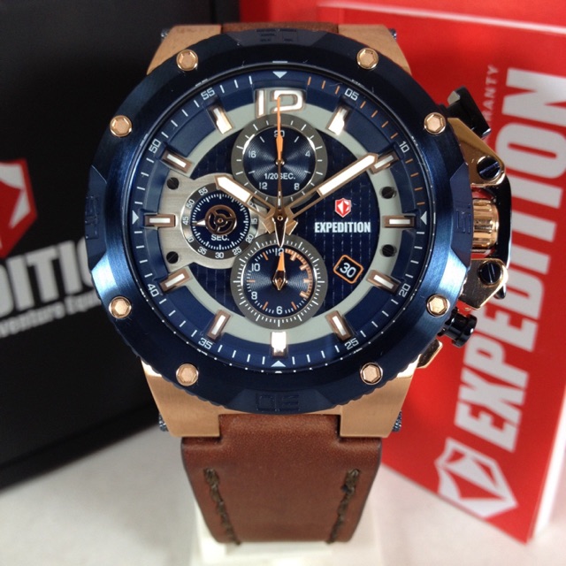 expedition 6751 cowok leather strap