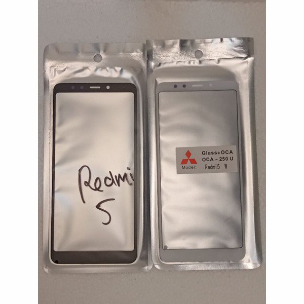 Kaca Lcd + Lem Loca Xiaomi Redmi 5 / Kaca Lcd / Kaca Depan