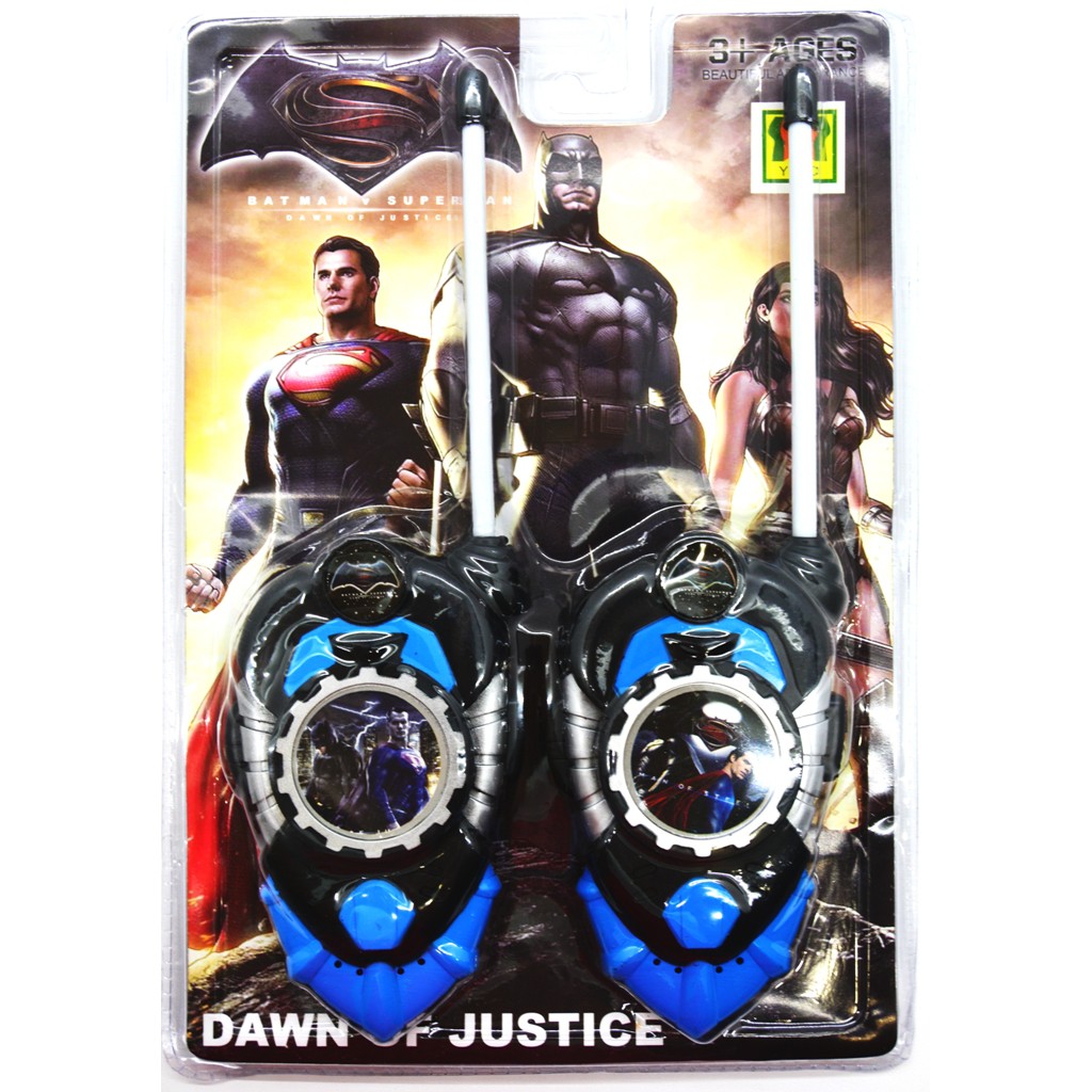 Mainan Anak WALKIE TALKIE BATMAN SUPERMAN