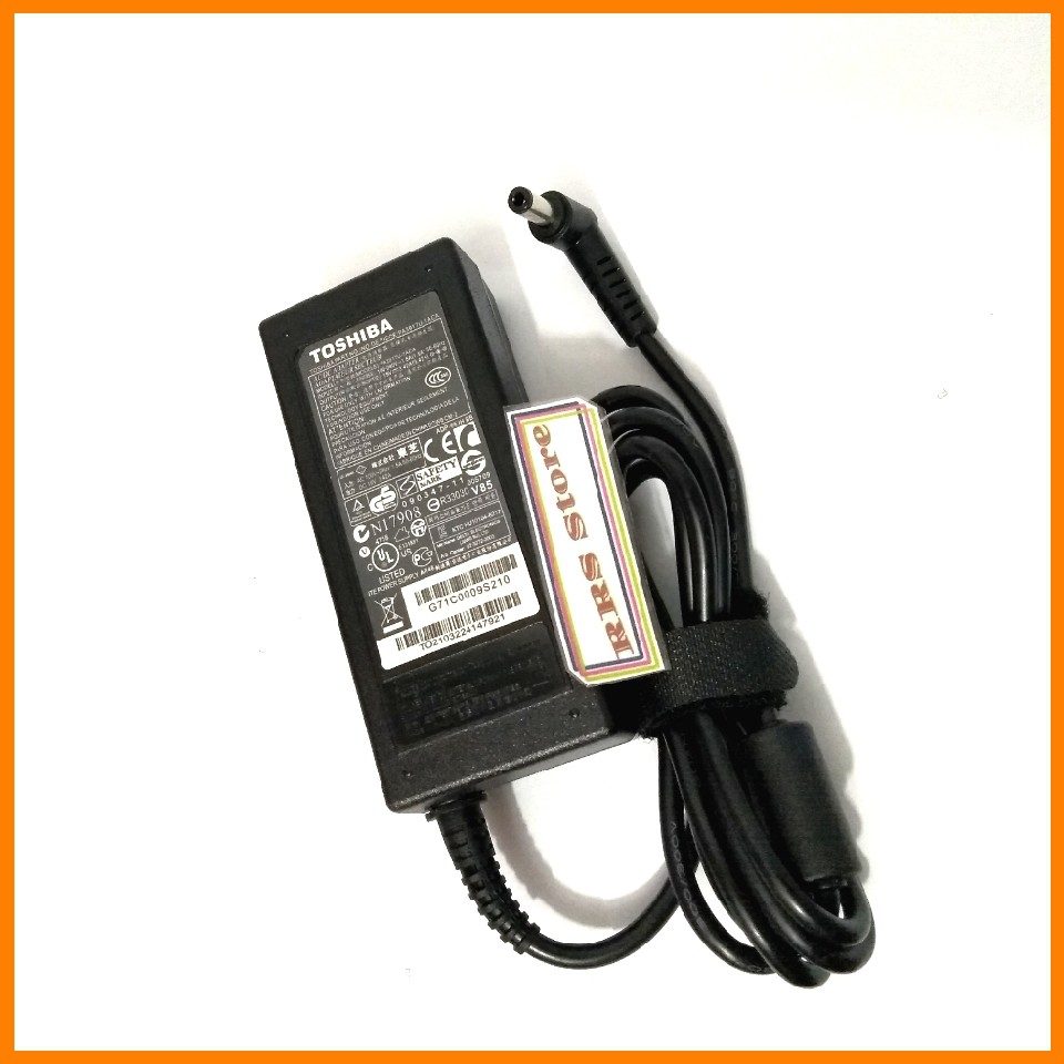 Adaptor Charger Original Toshiba Satellite L510 L500 L505 L515 19V 3.42A 5.5X2.5MM ORIGINAL