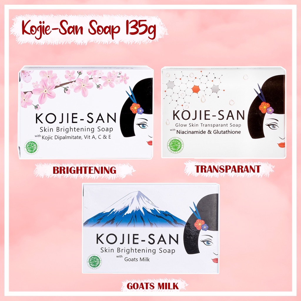 KOJIE SAN BRIGHTENING SOAP 135 GRAM || SABUN KOJIE SAN BPOM