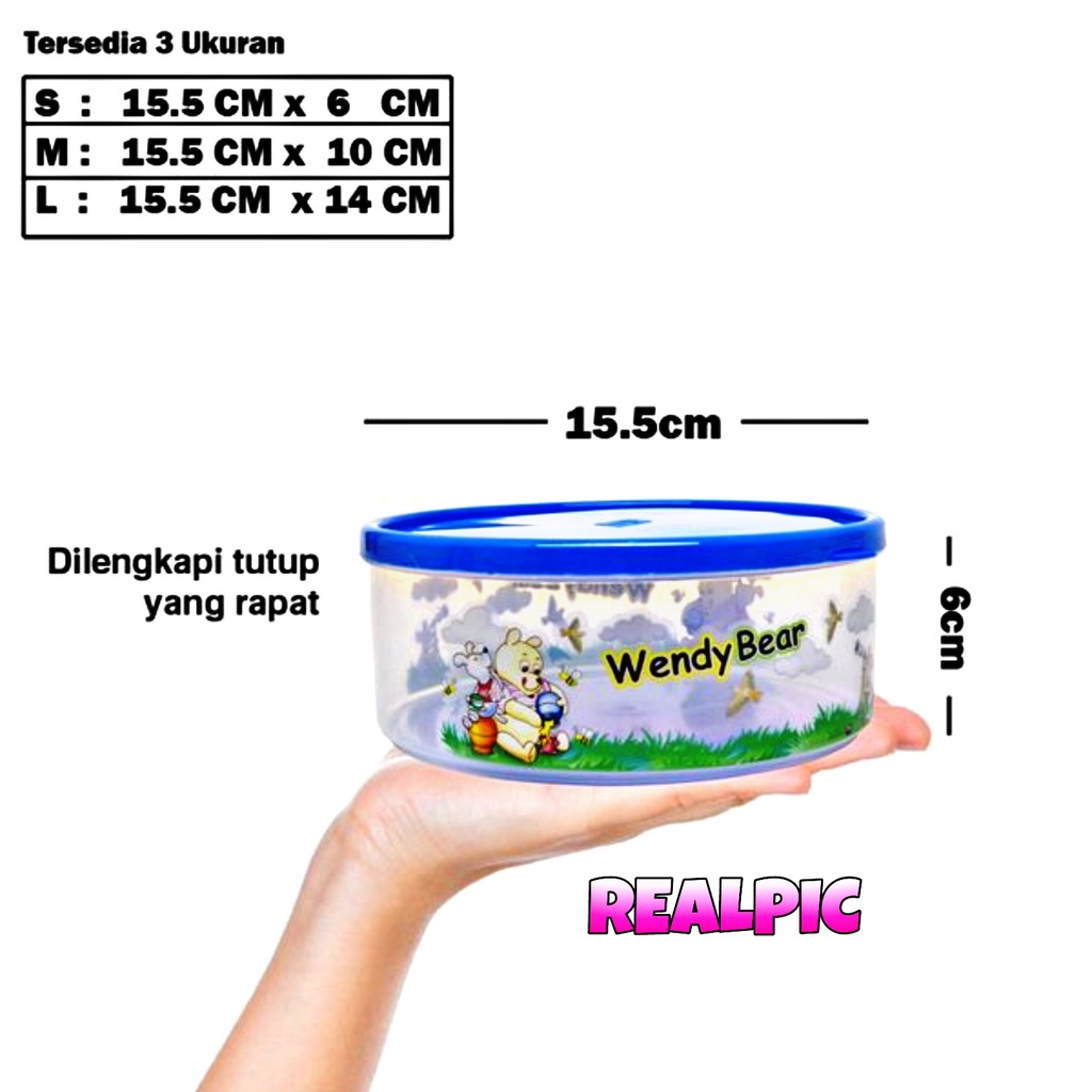 ( BISA COD ) PROMO Shinpo SIP-305 Dreamy Series / Toples Plastik Polos / Tempat Cemilan / Food Storage / Wadah Makanan