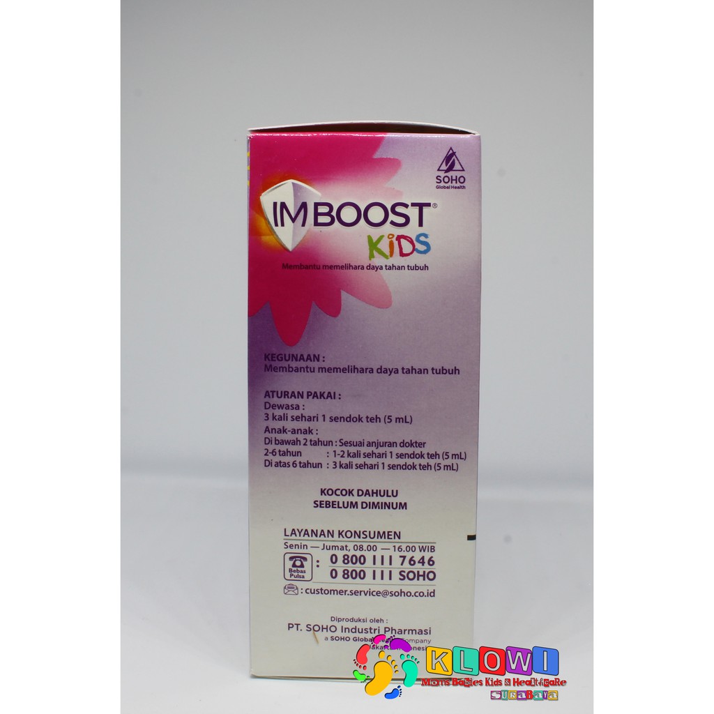 Imboost Kids Sirup 60Ml / Suplemen Anak Meningkatkan Daya Tahan Tubuh