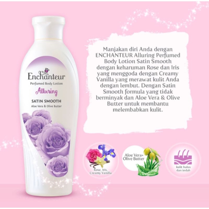 Enchanteur hand &amp; body lotion 200ml+50ml