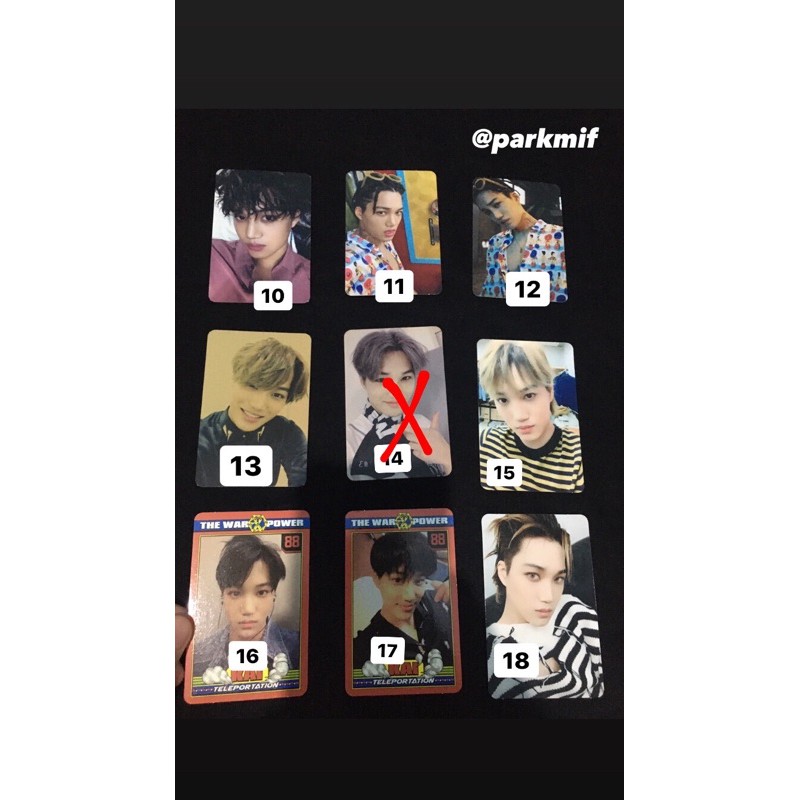 OFFICIAL PHOTOCARD PC KAI EXO