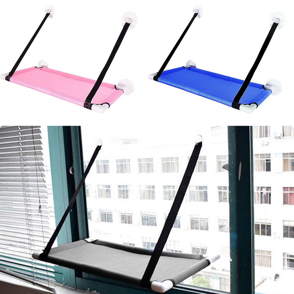 Hanging Mesh Window Mounted Cat Supplies Easy Install Home Powerful Suction Cup Pet Hammock