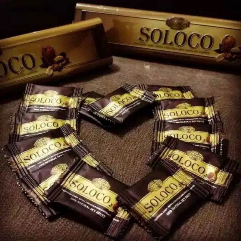 SOLOCO ASLI ORIGINAL AU BERHOLOGRAM SOLOCO PERMEN PENAMBAH STAMINA PRIA - 12 sachet Batik