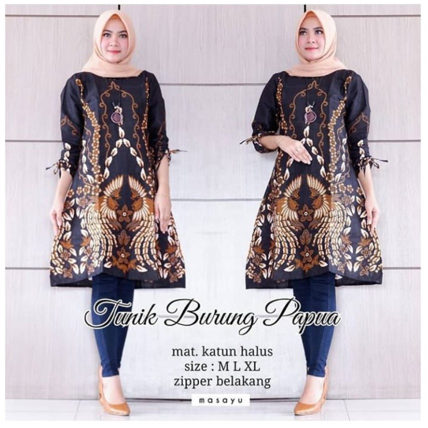 Batik Dress Tunik Burung Papua