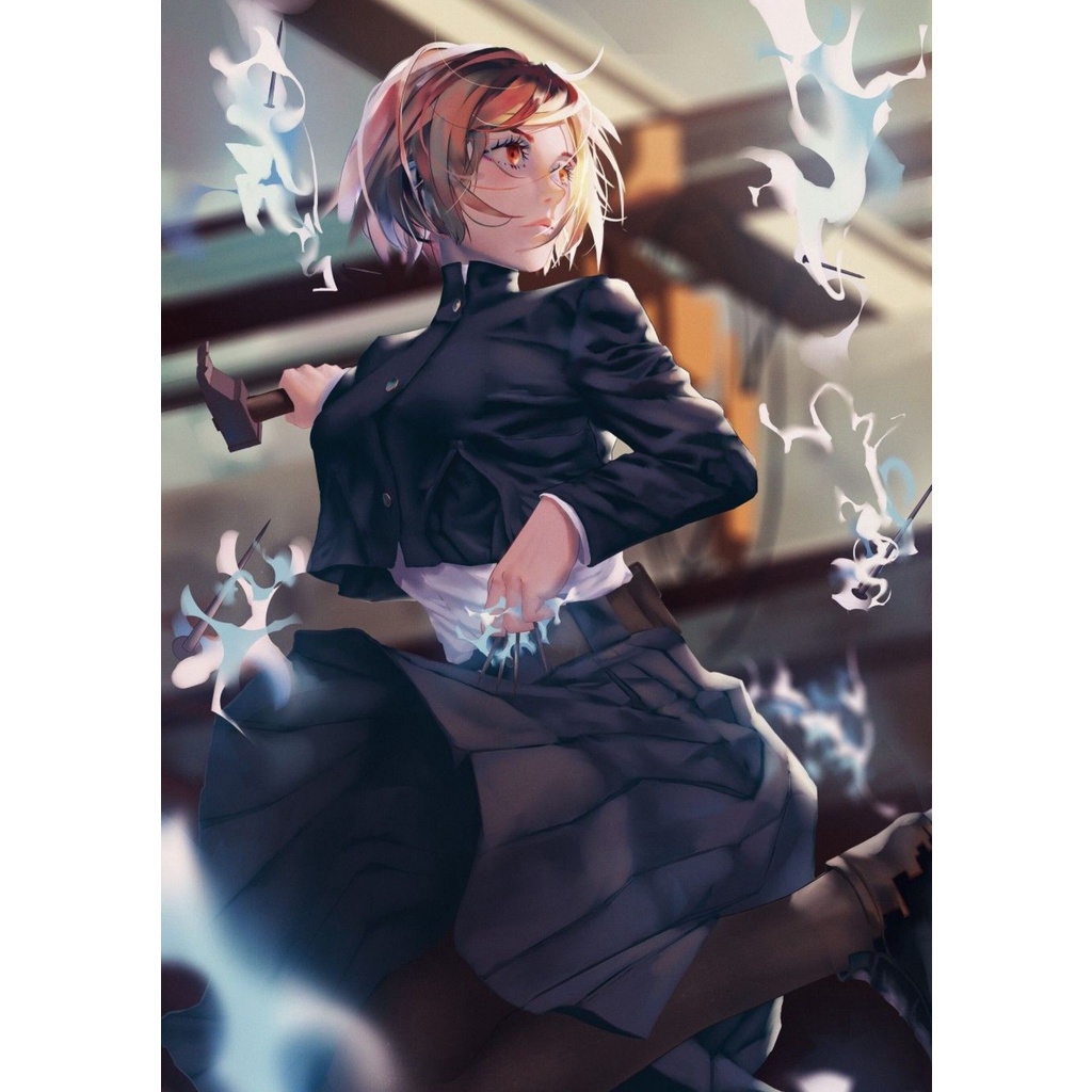 POSTER JUJUTSU KAISEN (12 Free 1) - POSTER ANIME - POSTER CUSTOM-JJKS 3