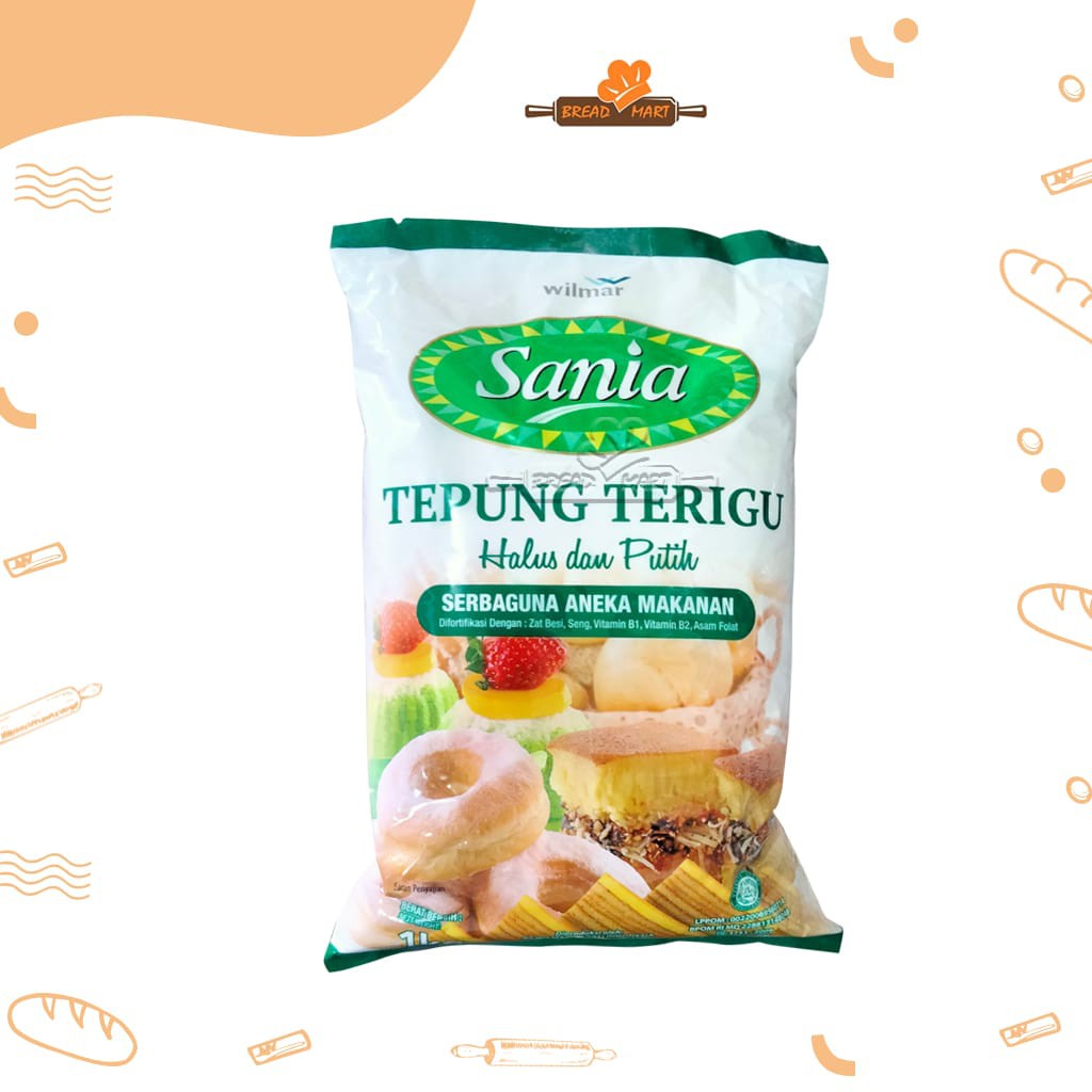 

SANIA TEPUNG TERIGU BKS 1 KG