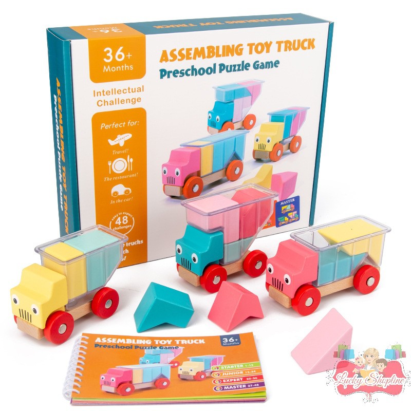 [BIG SALE] Assembling toy truck logic game / trucky 3