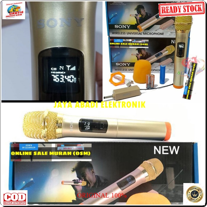 G492 SONY MIC WIRELESS CAS UHF DIGITAL LCD MIK WIRELES MIKROPON MIKROPHONE SONI SOUNDBEST DISPLAY MICROPHONE ADVANCE KARAOKE VOKAL VOCAL ARTIS PROFESIONAL PRO SOUND BEST SISTEM AUDIO PANGGUNG LEGENDARY DYNAMIC PENGERAS SUARA HIFI SENSITIF MC PIDATO SEMINA