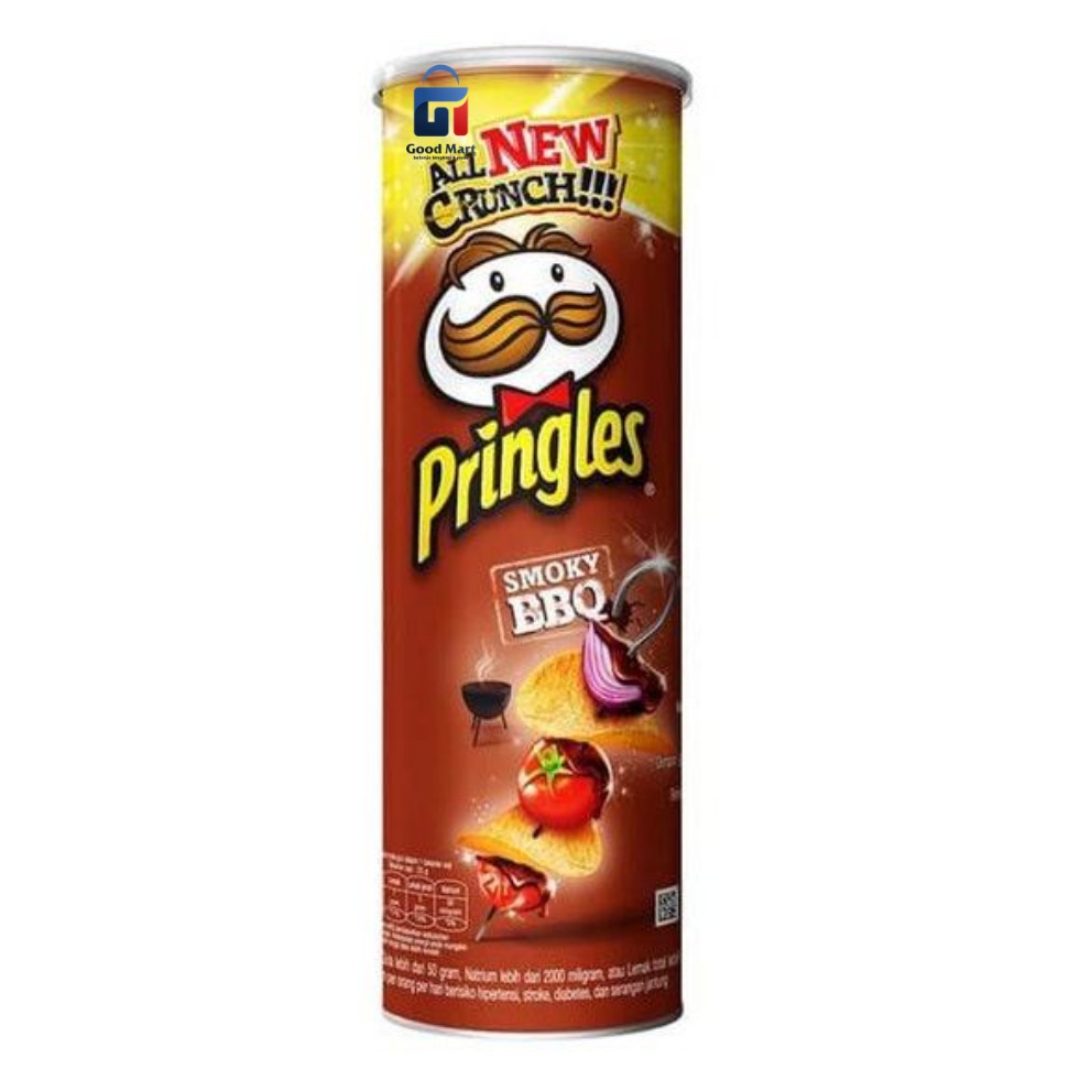 

Pringles Keripik Kentang Smoky BBQ - 107gr - BBQ