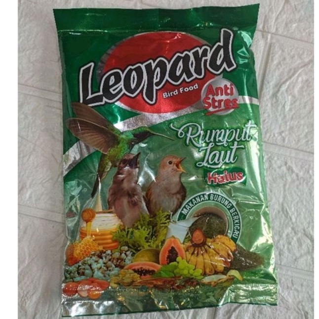 LEOPARD PAKAN BURUNG HALUS || MADU &amp; RUMPUT LAUT