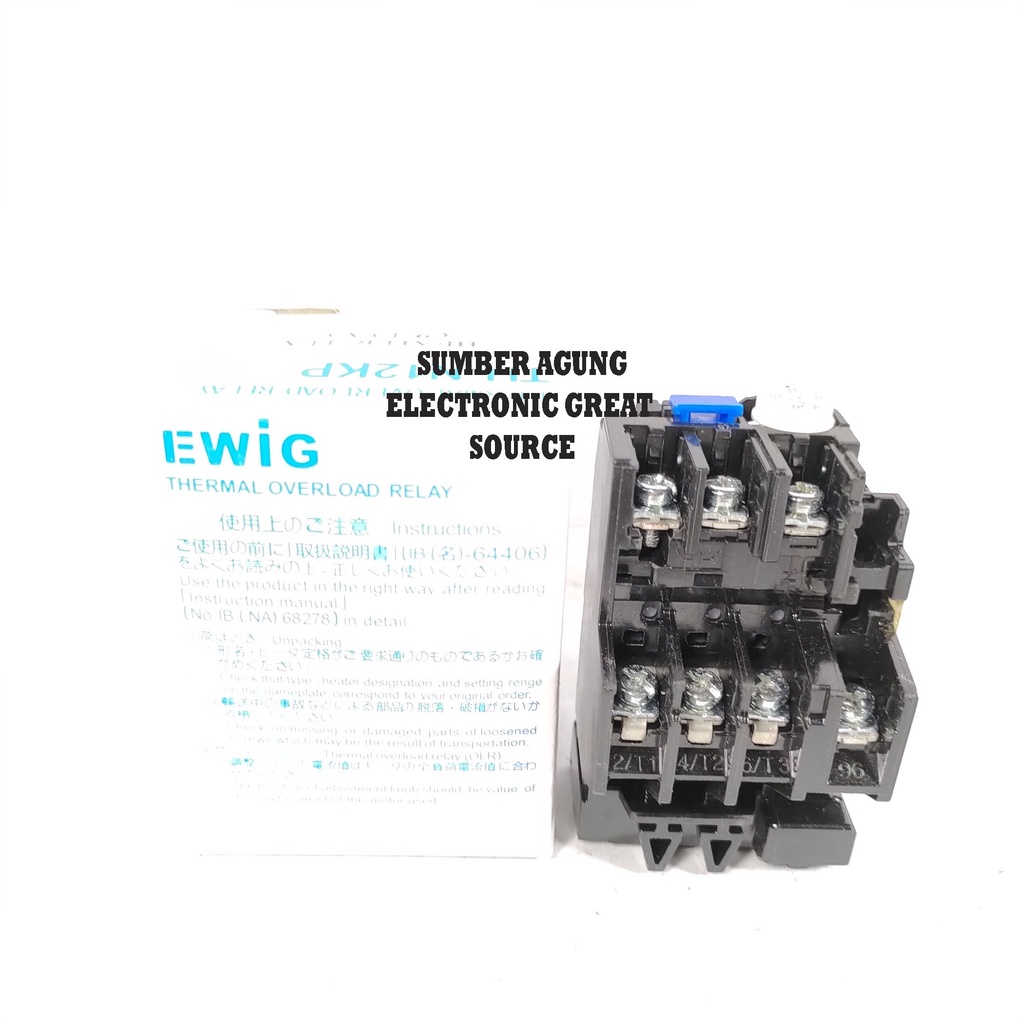 THN12KP 11A Ewig Thermal Overload Relay 9A Hingga 13A Overlod