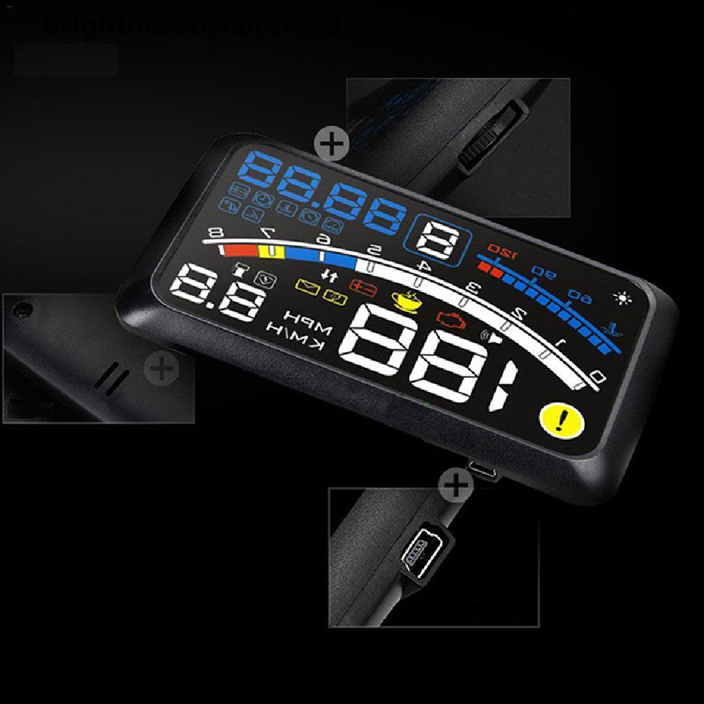 Braket Display Hud Obdii Obd2 5.5 &quot;