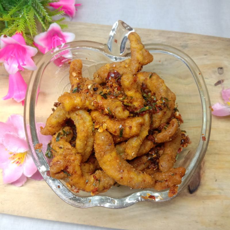 

Niqmatte ~ Usus Crispy daun jeruk Pedas / Original