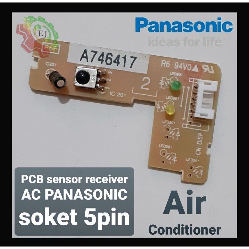 Pcb Sensor receiver indoor / sensor ac PANASONIC 5pin