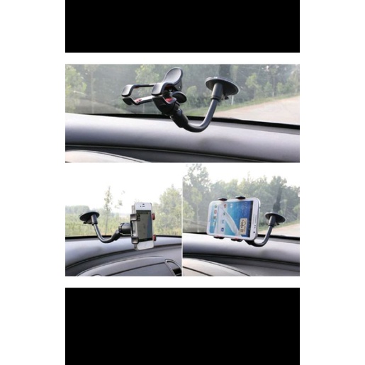 Pegangan HP Jepit Tempel Kaca Mobil /Car Phone Holder Organizer