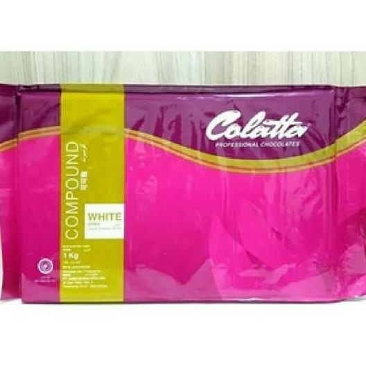 

COLATTA White Chocolate Compound WHITE 500 GR Cokelat Putih Repack 500 MURAH Kode 744