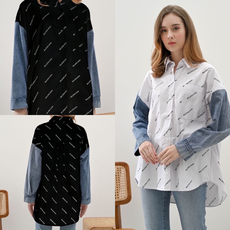 [BISA COD] Closetlovers BAL3N Denim jeans kemeja sweater bigsize