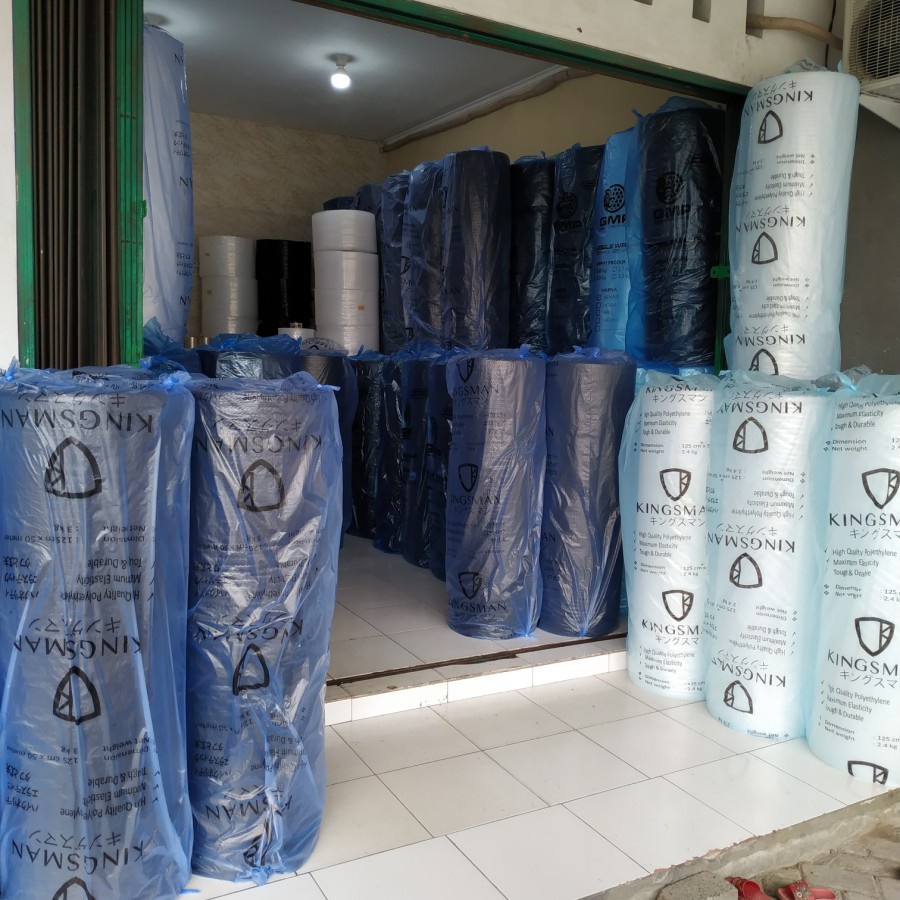 

HJK Bubble Wrap Roll PREMIUM MURAH Ukuran 3kg 125cm X 50m TEBAL Bubble Wrap Kingsman 3kg