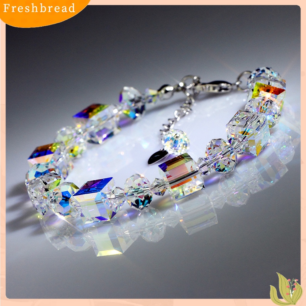 Terlaris Bracelet Chain Delicate Beautiful Decorative Artificial Crystal Bangle for Girl