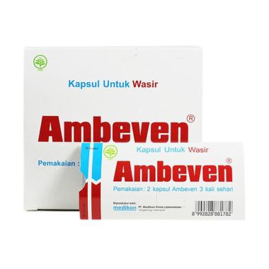 Ambeven 1 Blister Isi 10 Kapsul - Obat Wasir - Ambeien