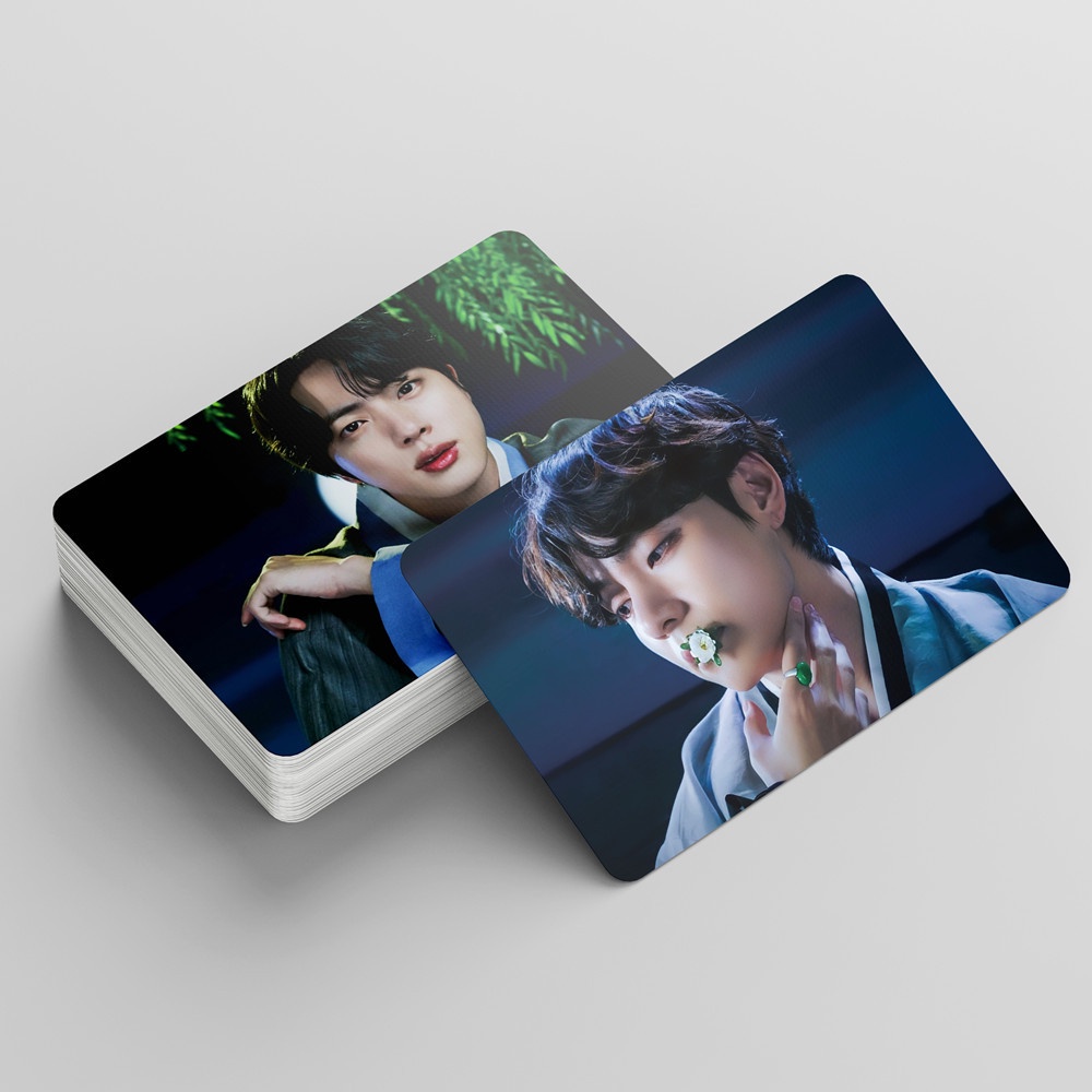 55pcs / set Kartu LOMO Foto KPOP BTS 2022 DALMAJUNG Ablum Untuk Koleksi