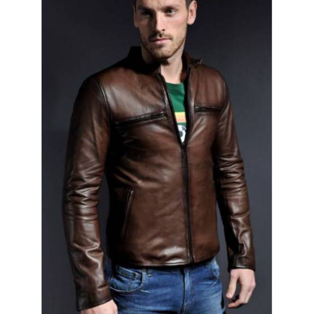 Jaket kulit asli,spinil,premium,jaket kulit asli domba