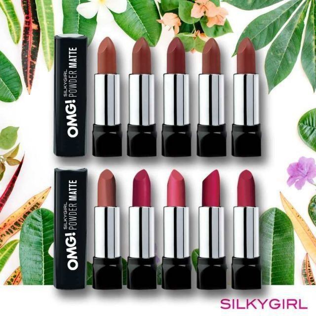 Silkygirl OMG Powder Matte Lipstik - 10 Warna