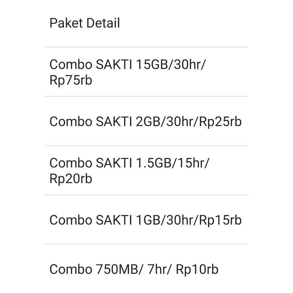 KARTU SAKTI TELKOMSEL, 15 GB 75 bonus 300 menit tlfn dan 400 sms
