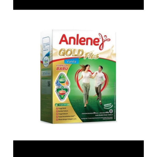 

ANLENE Gold Plus Susu Kalsium Box 650 Gr - Vanila