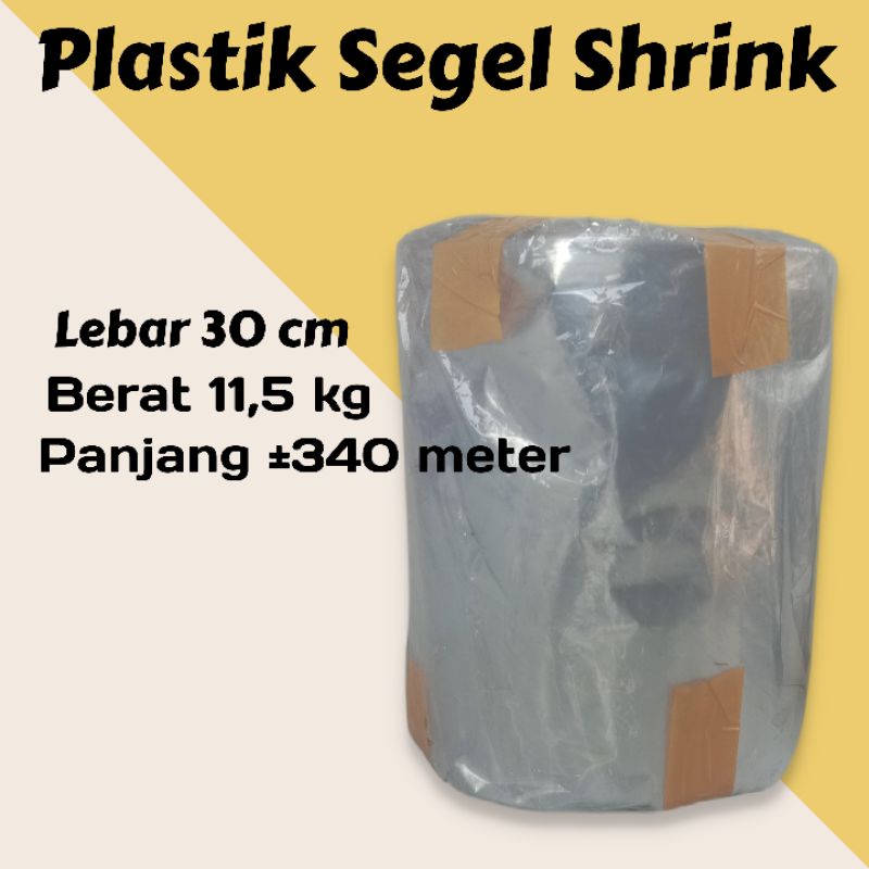 Plastik Segel Shrink Roll Besar Lebar 30cm