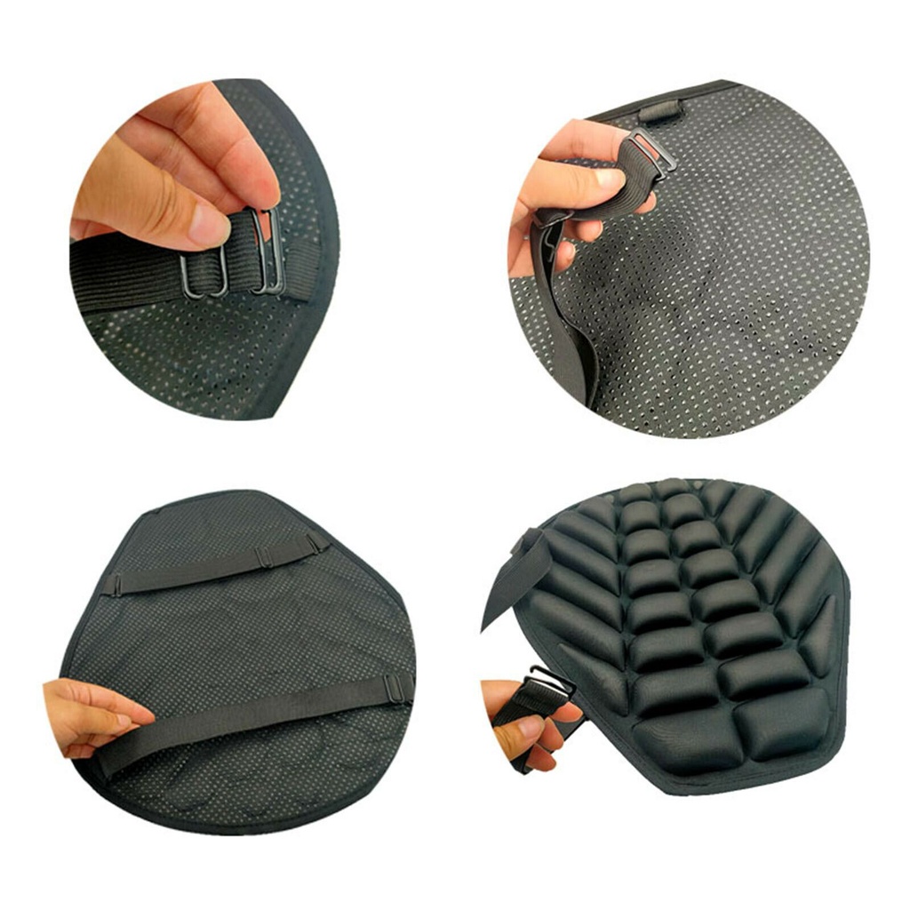 TOP Durable Gel Seat Cushion Sunscreen Gel Seat Motorcycle Seat Cushion 3D Anti Slip Comfort High Quality Motorbike Pillow Pad