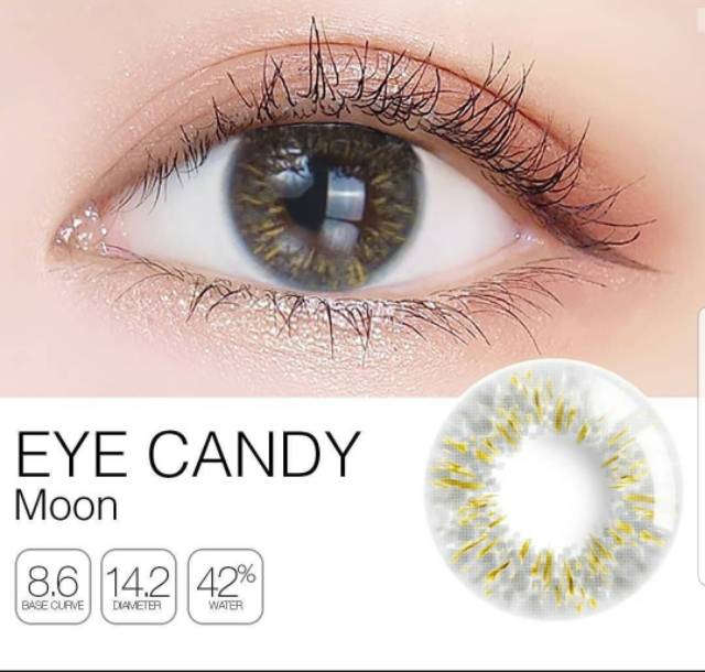 NEW !!  Eye Candy Softlens by Exoticon free Lencase Bursasoftlens